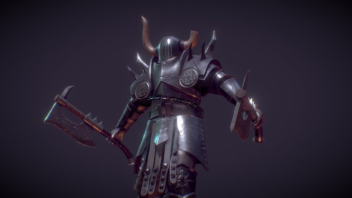 Chaos Warrior 3D Model