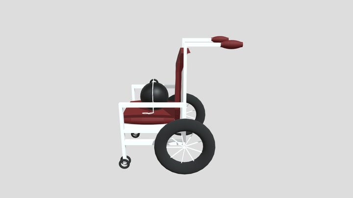 Art Response Wheelchair 3D Model