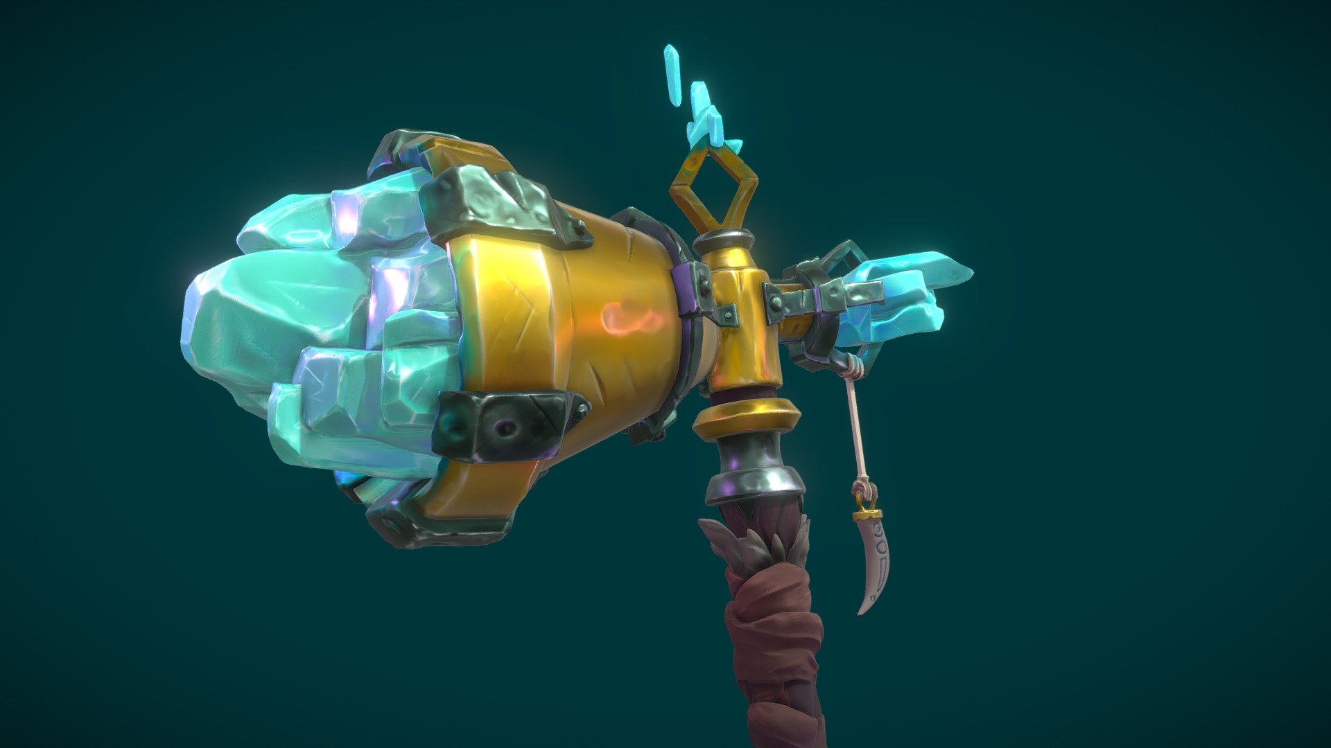 Hammer of the Reluctant King — Sketchfab embed 3D viewer