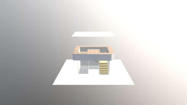 Arlanda vilplanstrappa version 2 3D Model