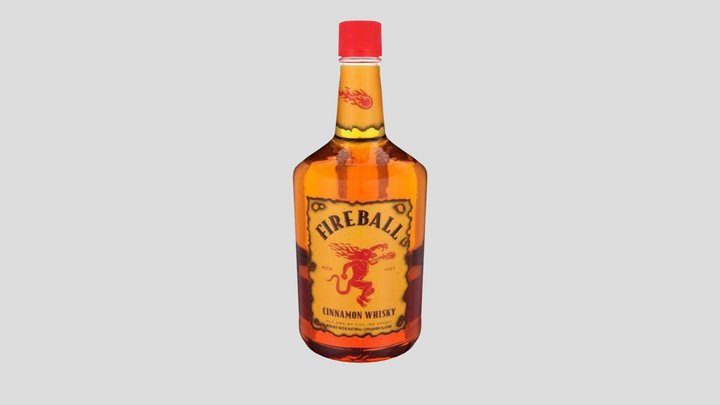 Fireball Whisky 3D Model