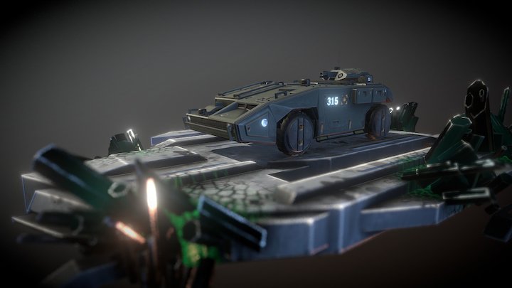 armored vehicle2 3D Model