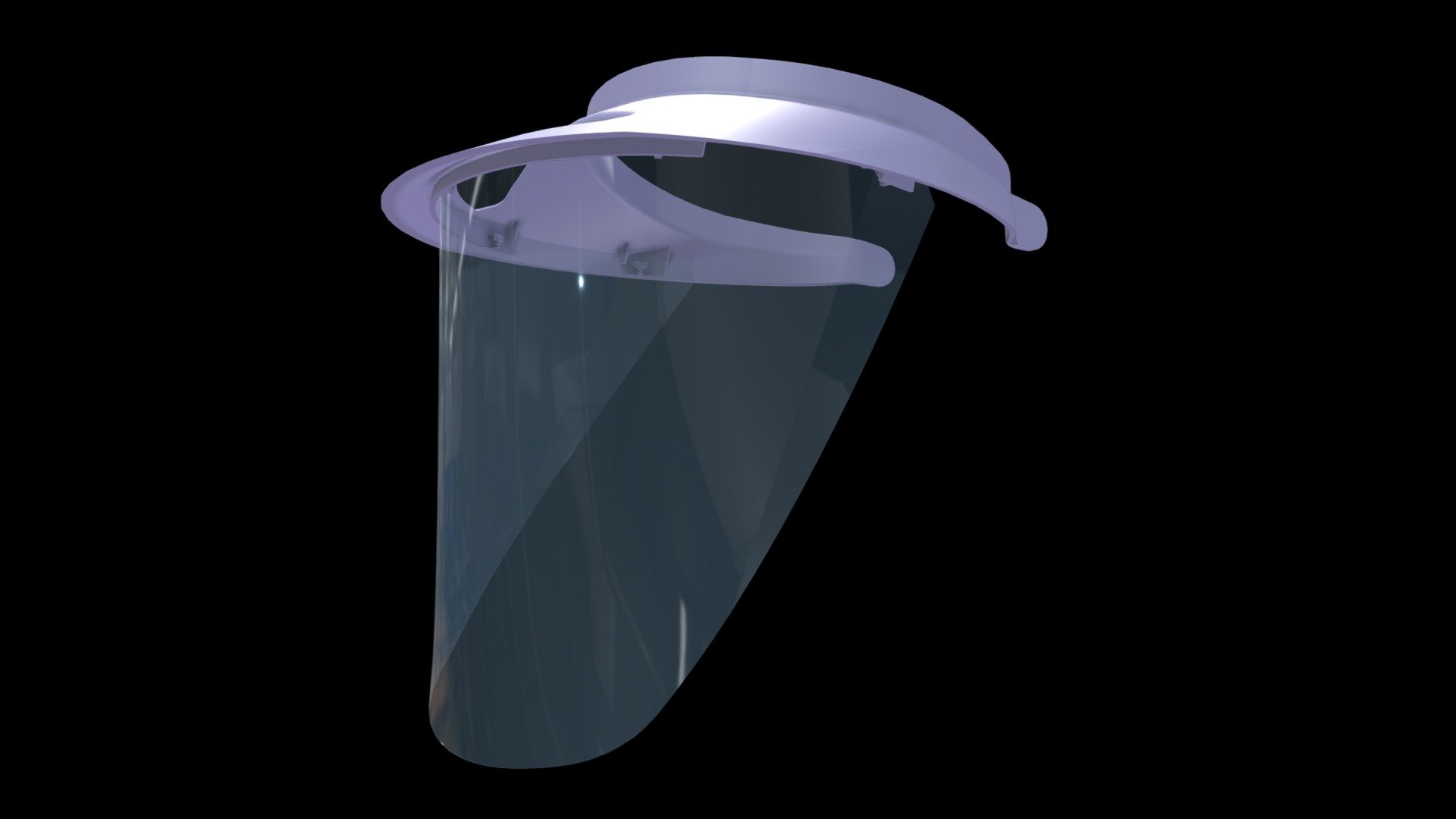 Face Shield Holder 3D model by richardyu [9bfe409] Sketchfab