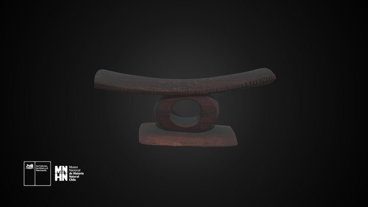 Apoya cabeza de madera de Fiji – Gratis 3D-model STL