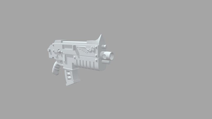 Boltgun 3D Model
