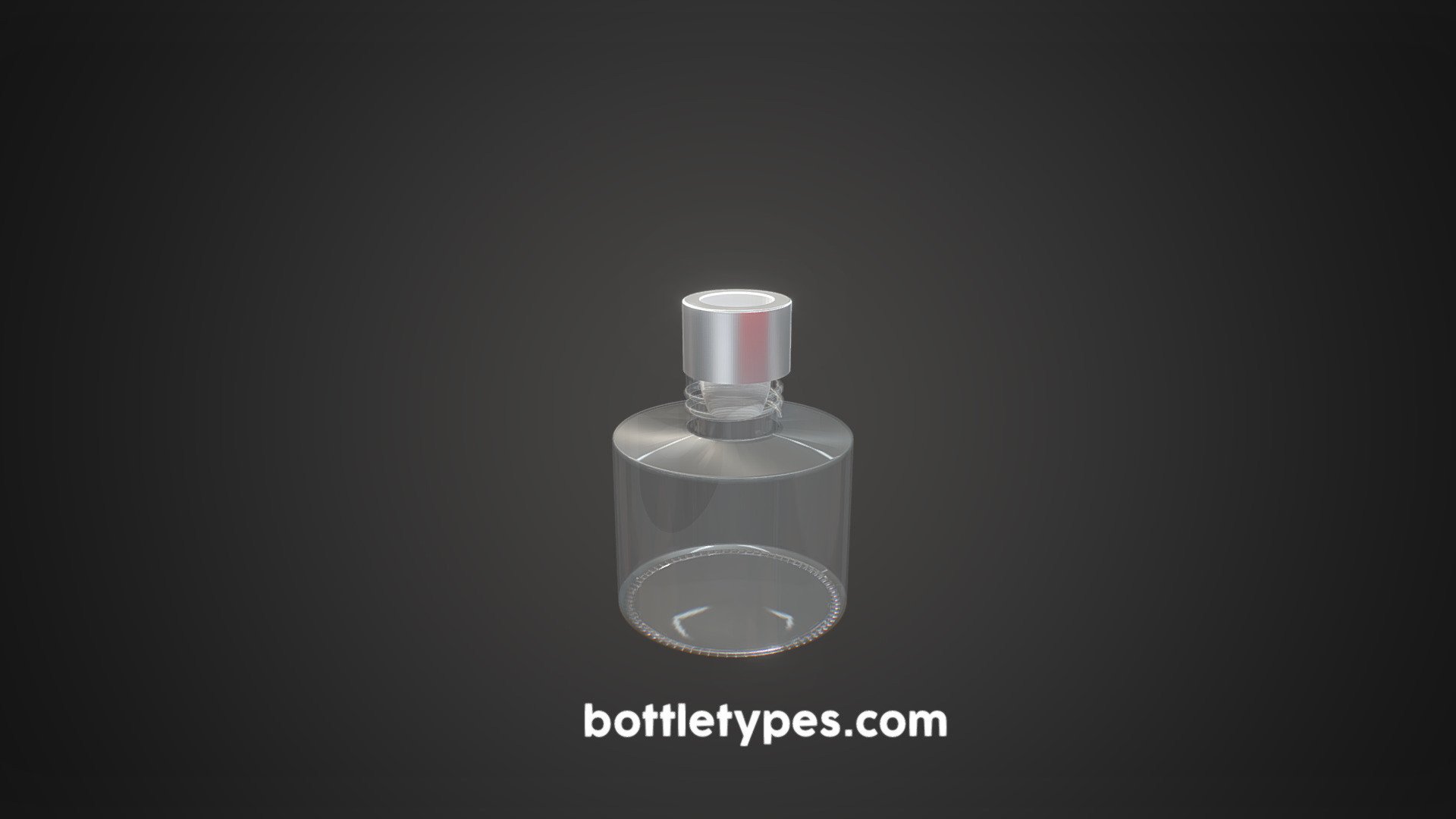 Gümüş Renk Kapaklı 100 ml Silindir Bambu Koku