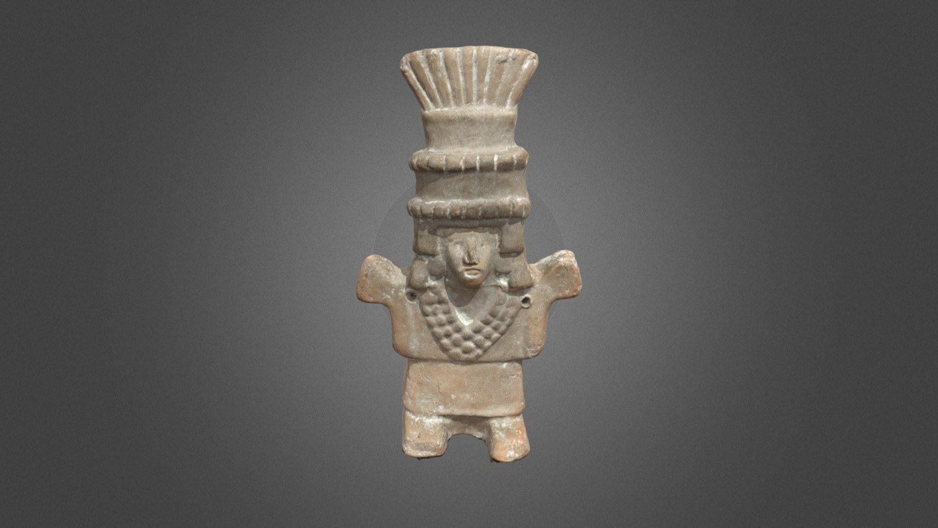 Ceramic sculpture of Chalchiutlicue