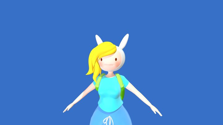 Fionna the human girl (outfit 3) 3D Model