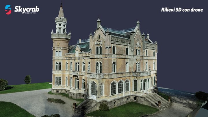 Villa Castello Lattuada - Casatenovo (LC) 3D Model