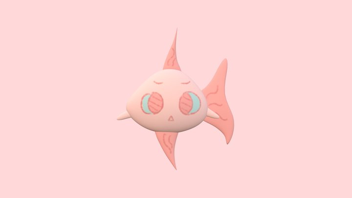 Fish Mascot 3D Model