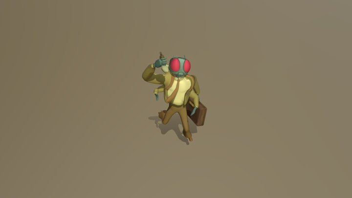 Fly Man 3D Model