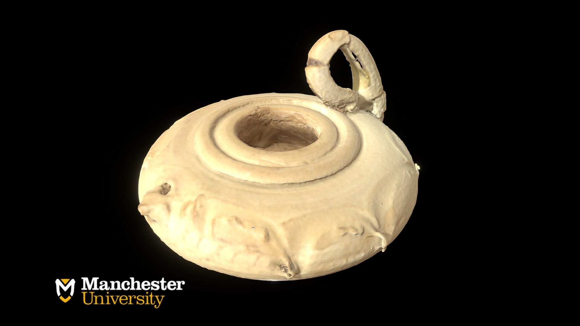 Byzantine Pottery Lamp