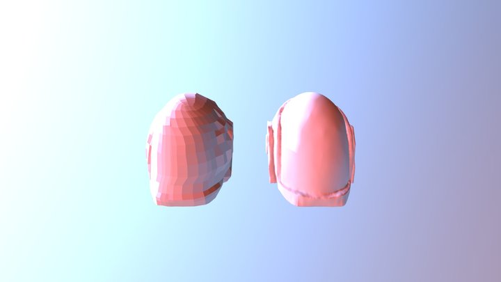 Guy Manuel Helmet Final 3D Model