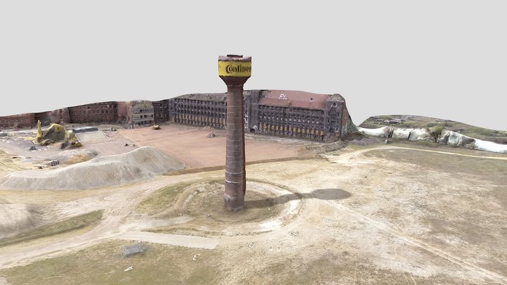 Conti Gelände in Hannover (Wasserturm) 3D Model