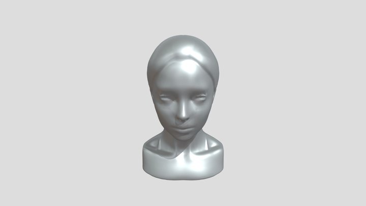 portrait of a young woman 3D Model