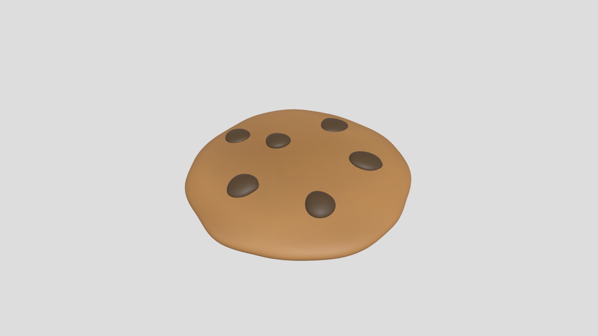 3D model Cookie - This is a 3D model of the Cookie. The 3D model is about icon.