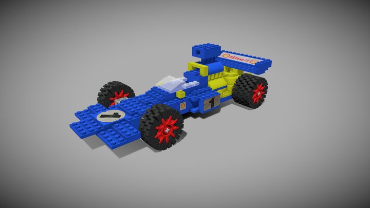 Lego392_Formula_1_RaceCar 3D Model