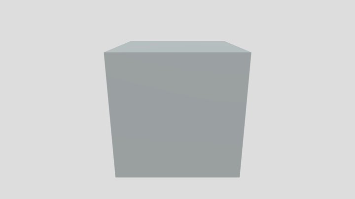 10cm Cube 3D Model