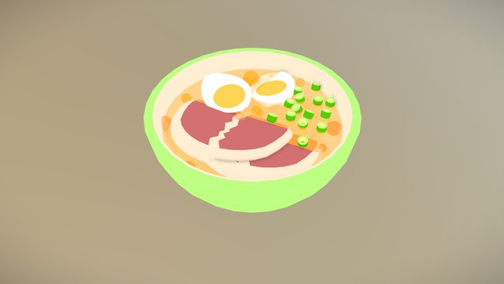 Ramen 3D Model