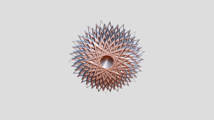 Golden Ratio Star 3D Model