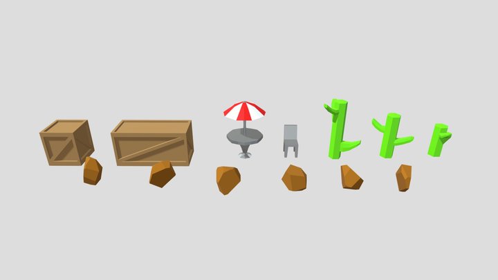 Game Jam Assets 3D Model
