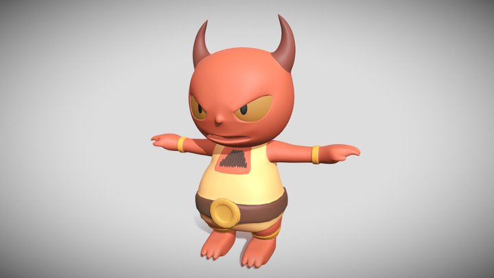 Diabrete Zangief 3D Model