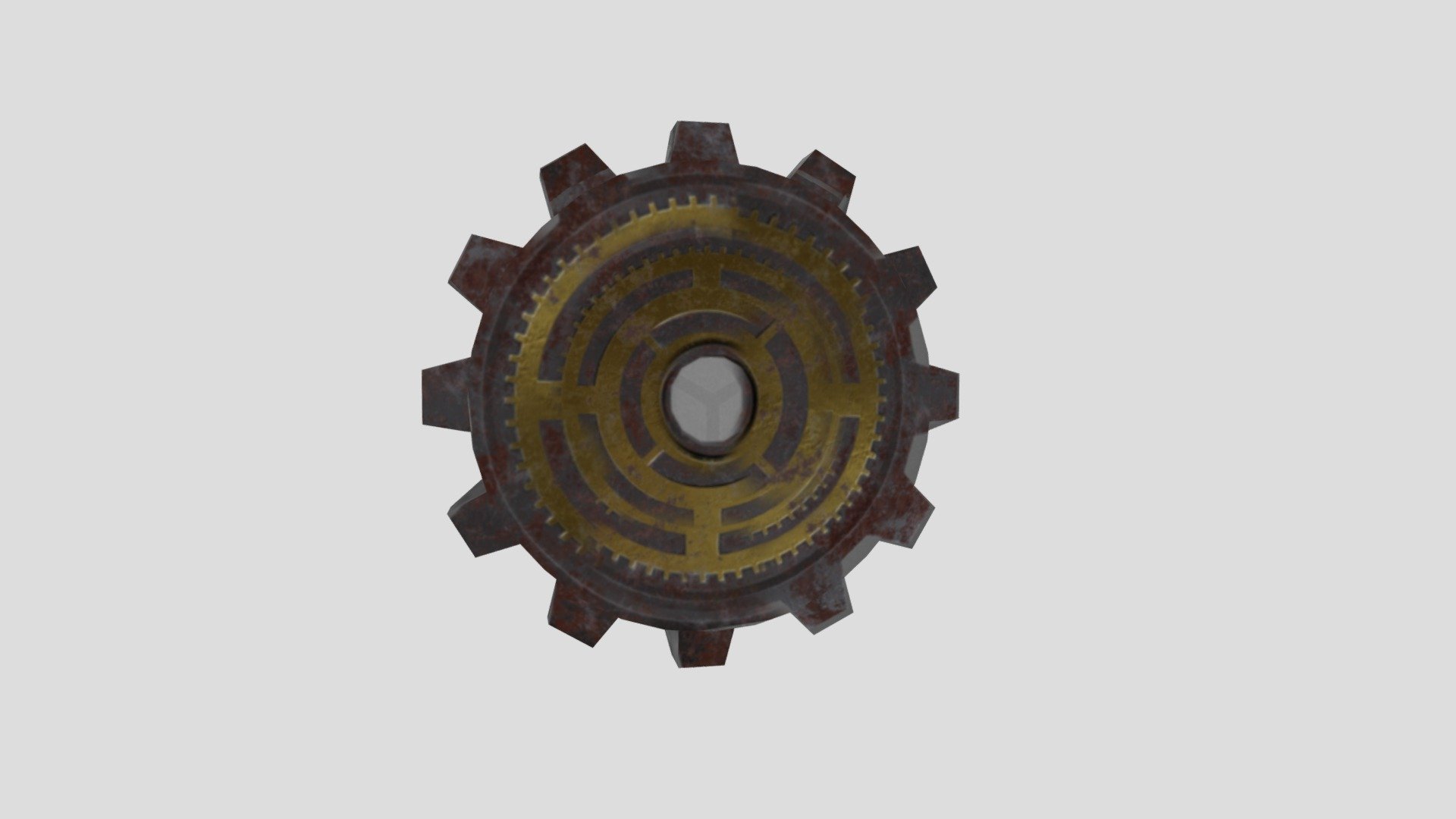 model of a steampunk gear
