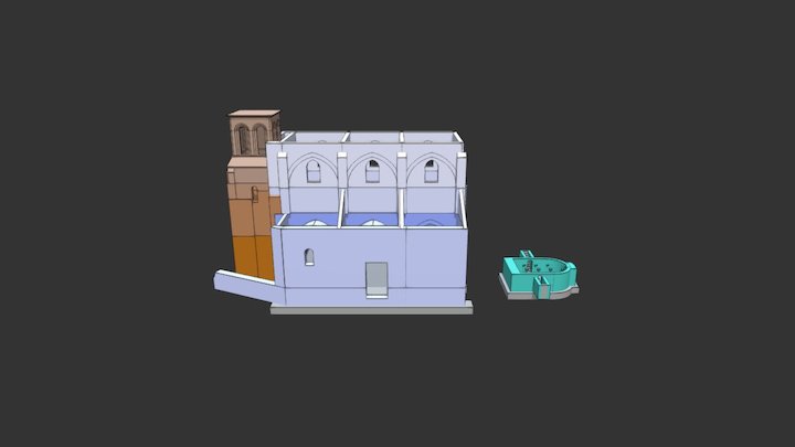 Etampes, Notre-Dame - Nave 5 3D Model