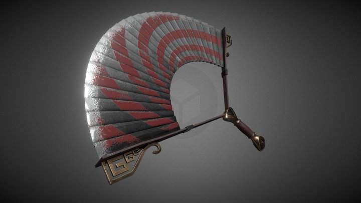 'Yushuri' Bladed Fan 3D Model