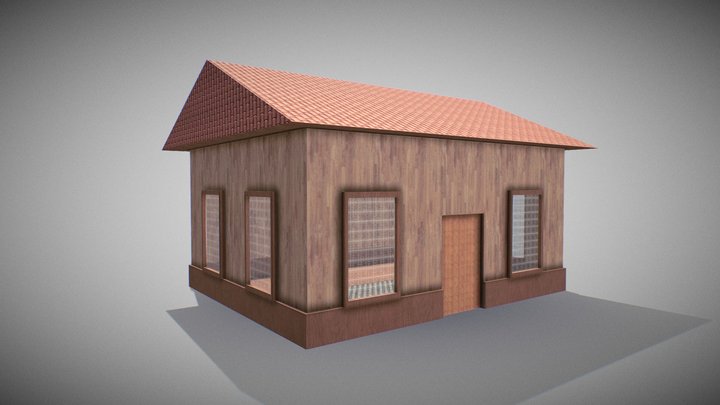 Cabin House Test 3D Model