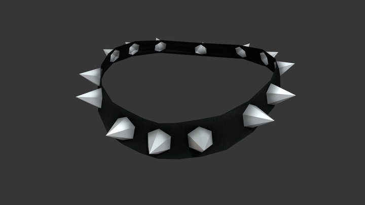 Punk Necklace 3D Model