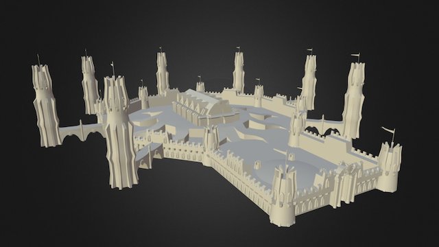 Castle 3D Model