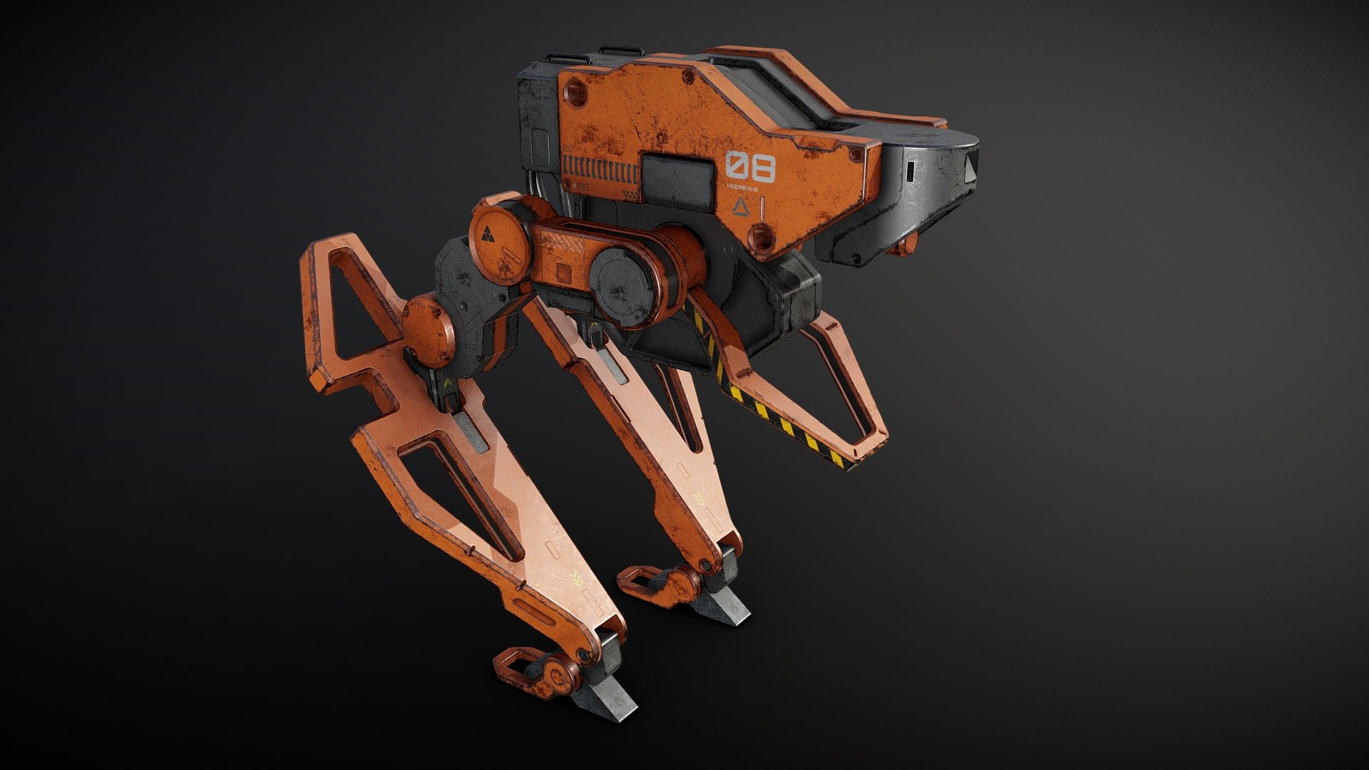 WAR ROBOT 3D model by ArtiN_raD (Amir_raD) [9c0e813] Sketchfab