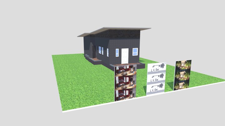 NatthidaJaithiang_Tinyhouse 3D Model