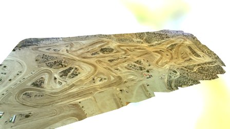 Cahuilla MX Main Track 3D Model