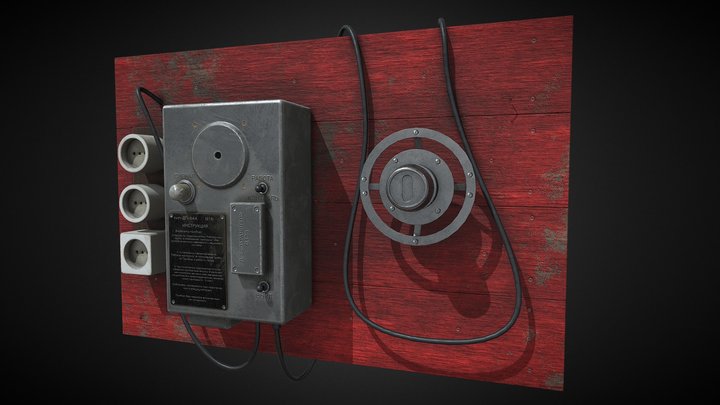 Soviet radioactive analyzer / bunker stuff – Free 3D Model STL