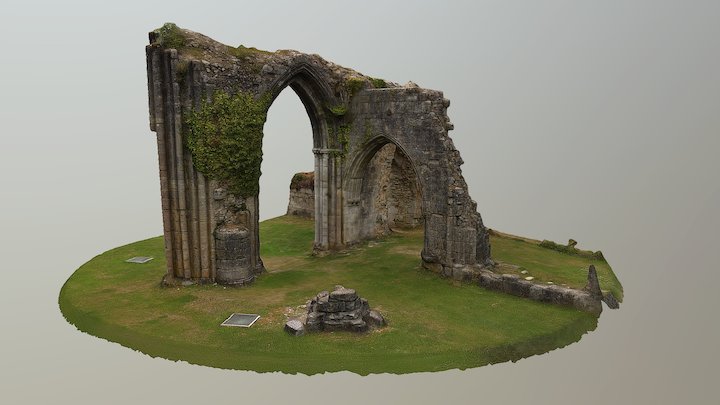 Abbaye de Saint Evroult. Croisée du transept sud 3D Model