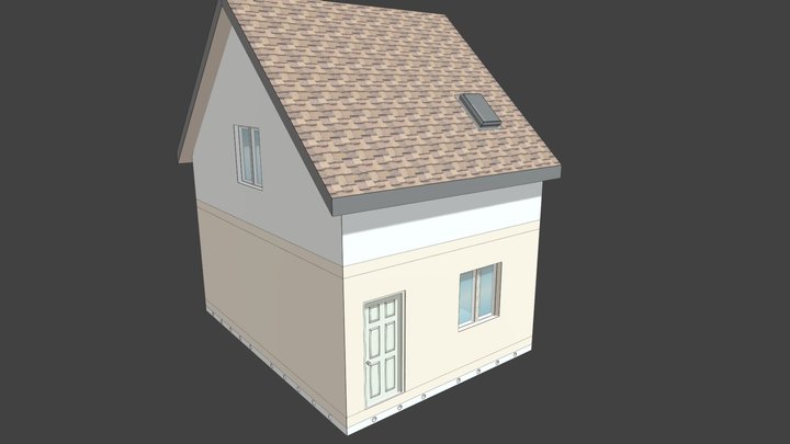 Sip panel vocation house 3D Model