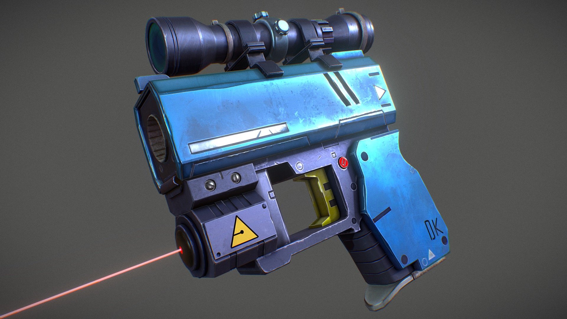 Stylized Defense Gun