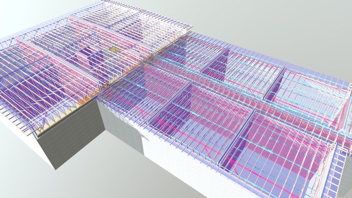 Apartment Block 3D Model