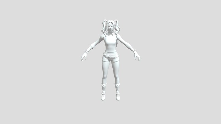 Harley-quinn-suicide-squad-from-fortnite 3D Model