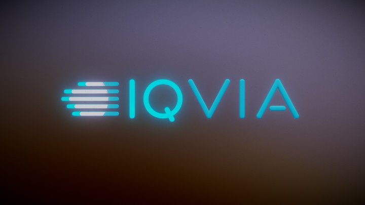 IQVIA logo 3D Model