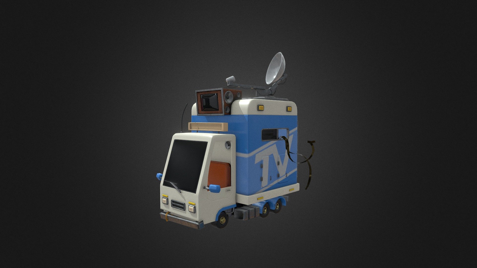 Low Poly Truck - Test UV and Substance Workflow