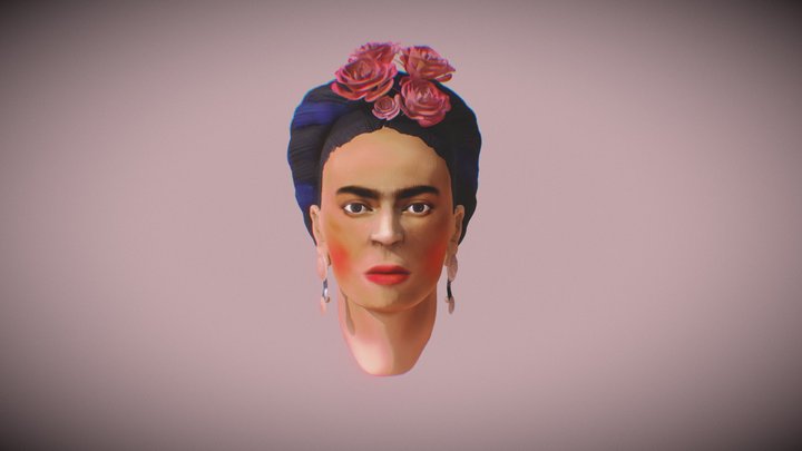 Frida Kahlo 3D Model