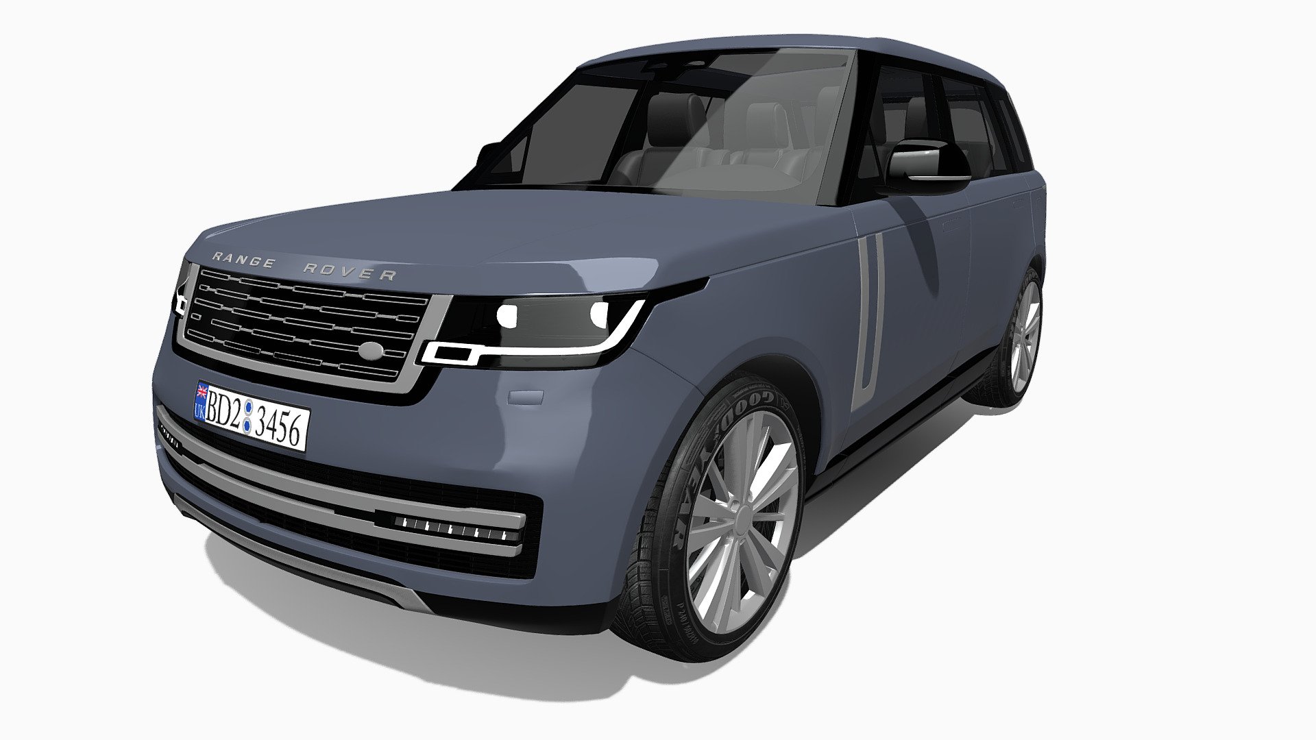 Range Rover (Byron Blue) - Buy Royalty Free 3D model by Vaidanshi ...