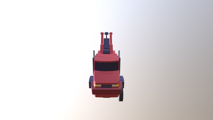 Tow Truck 3D Model