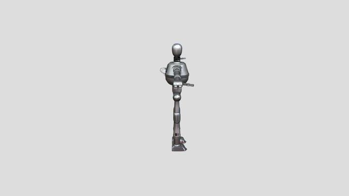 Service Robot(Rig Rigid) 3D Model