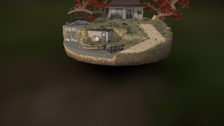 DAE Diorama - By the ocean 3D Model
