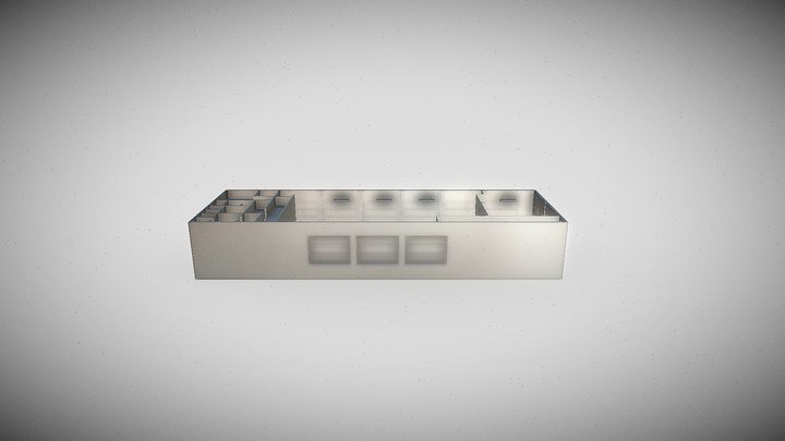 3D BLOCO B SUPERIOR 3D Model