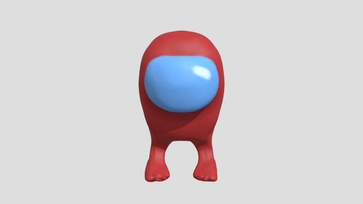 thick amongus 3D Model